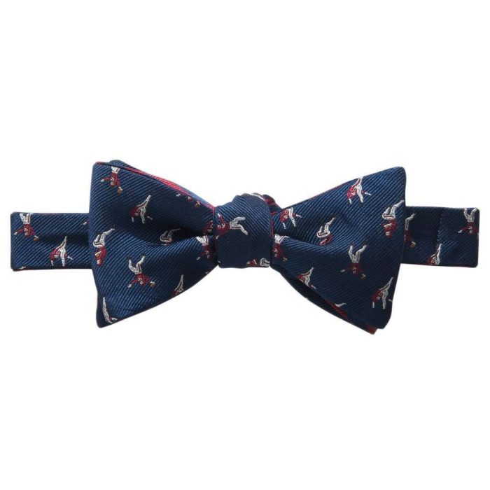 The Hangtime Reversible Bow Tie in Navy & Chianti by Southern Tide