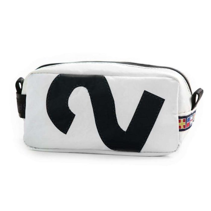 Toiletry Kit in White by Ella Vickers