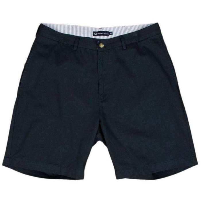 The Regatta 8 Short Flat Front in Colonial Navy by Southern Marsh