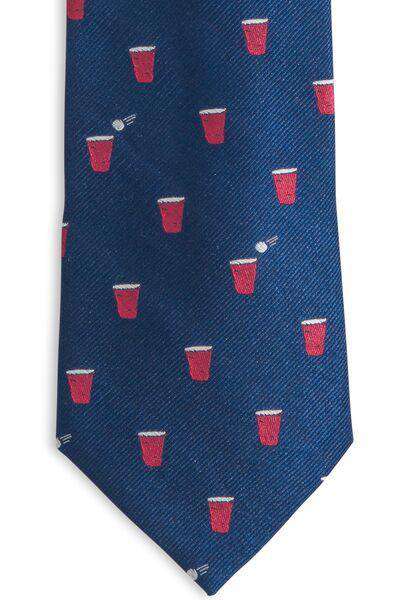 The Splash Collegiate Tie in Midnight Blue by Southern Tide