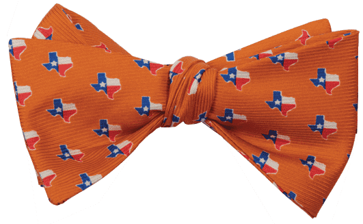 Texas Traditional Bowtie in Orange by State Traditions and Southern Proper