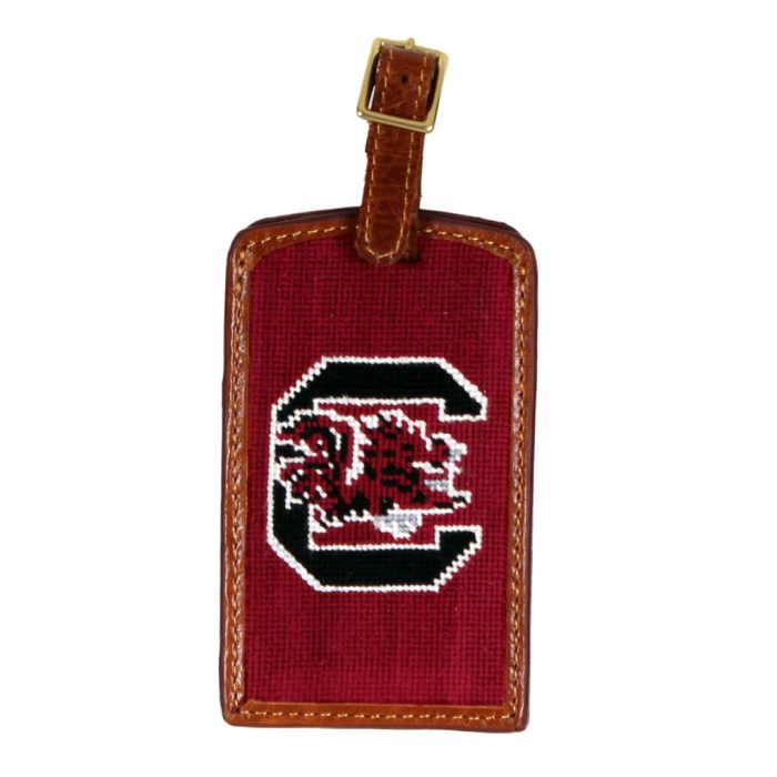 University of South Carolina Needlepoint Luggage Tag by Smathers & Branson