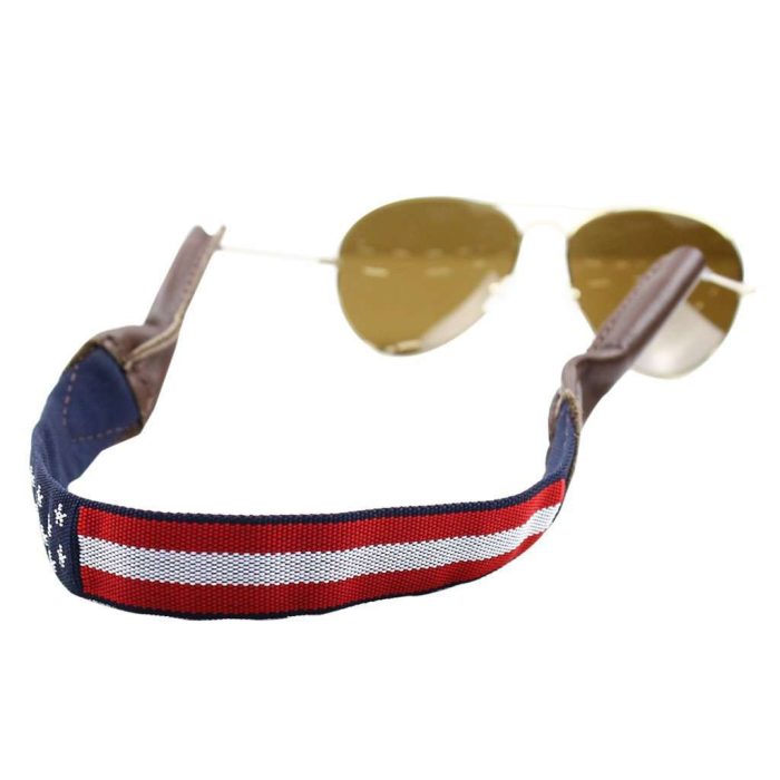 Uncle Sam Needlepoint Sunglass Strap by 39th Parallel