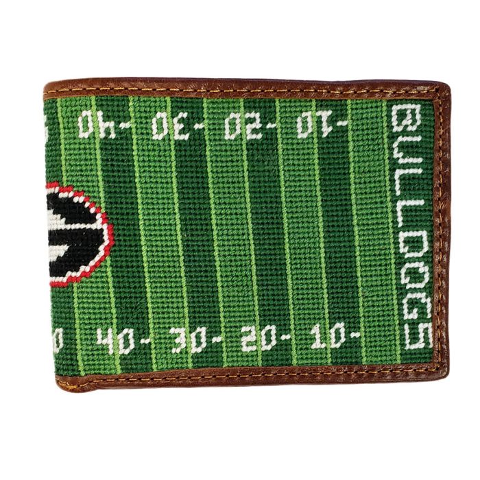 UGA Sanford Stadium Needlepoint Wallet by Smathers & Branson