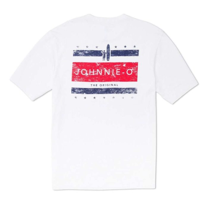 Union T-Shirt in White by Johnnie-O
