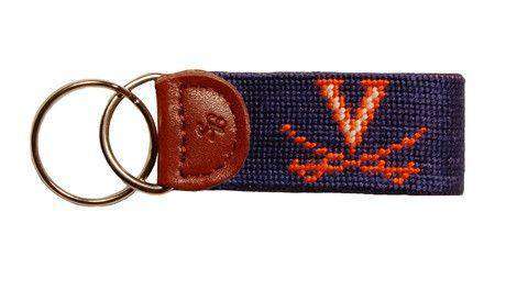 University of Virginia Needlepoint Key Fob by Smathers & Branson