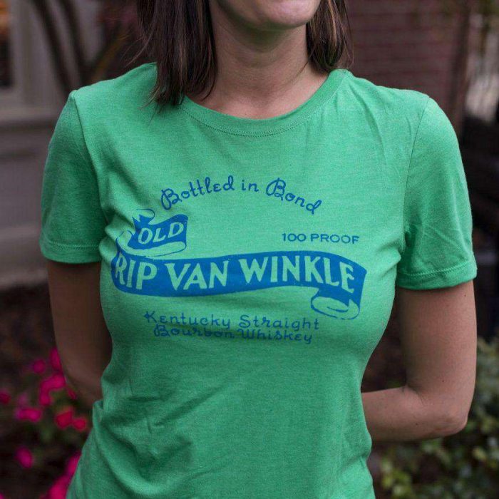 Vintage Old Rip Van Winkle Tee in Green by Pappy Van Winkle