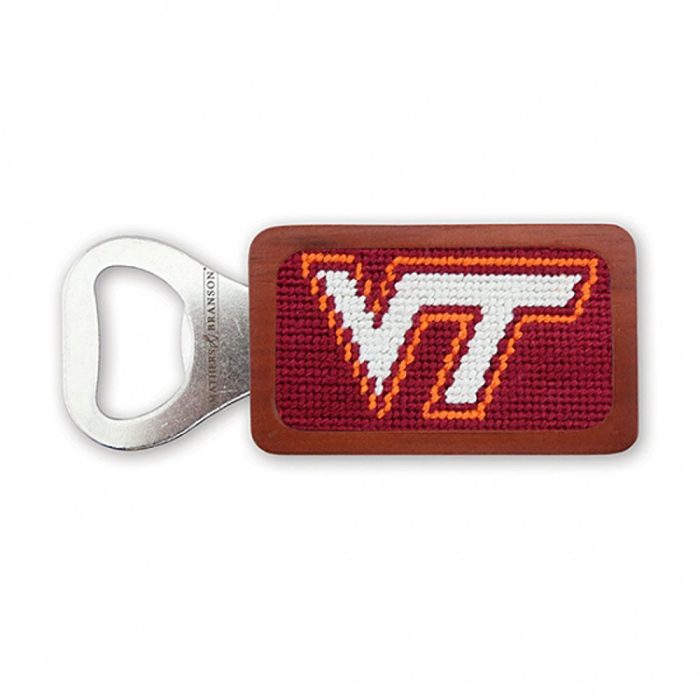Virginia Tech Needlepoint Bottle Opener by Smathers & Branson