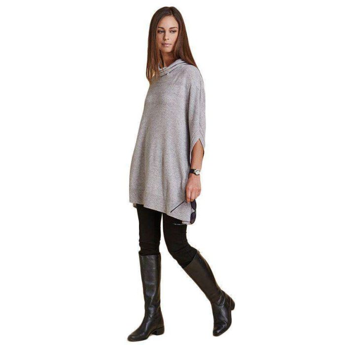 Wadeline Cape in Opal Grey by Barbour