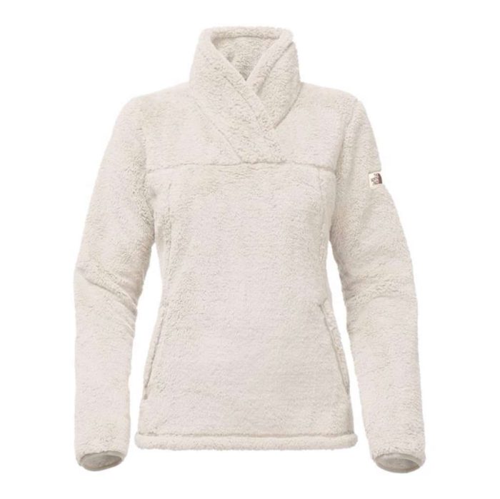 Women's Campshire Sherpa Fleece Pullover in Vintage White by The North Face
