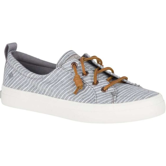 Women's Crest Vibe Chambray Stripe Sneaker by Sperry
