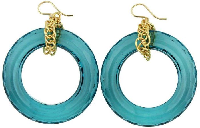 Winston Earring in Turquoise by Moon and Lola
