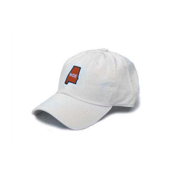 AL WDE Hat in White by State Traditions
