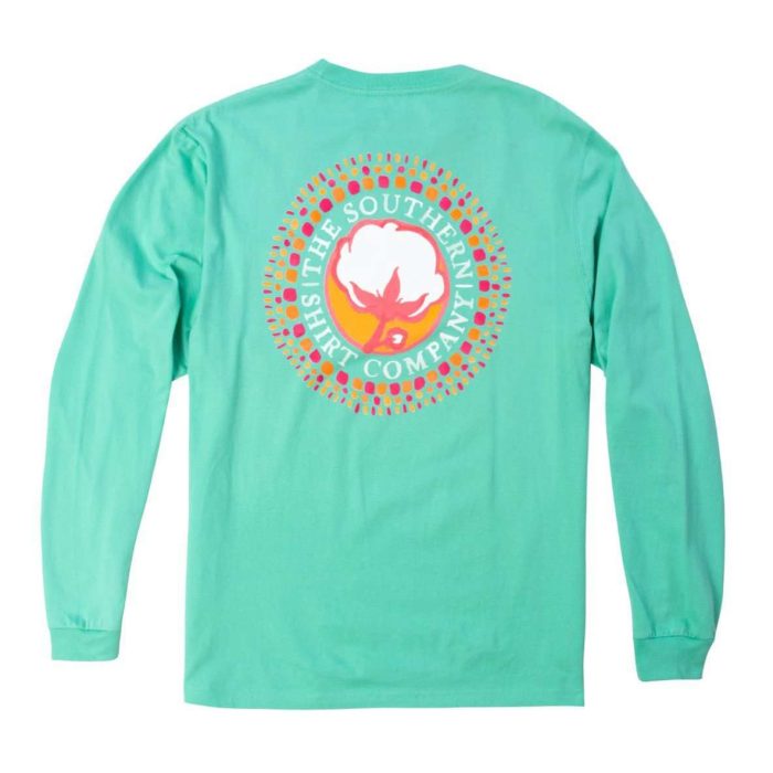 Watercolor Logo Long Sleeve Tee Shirt in Florida Keys by The Southern Shirt Co.