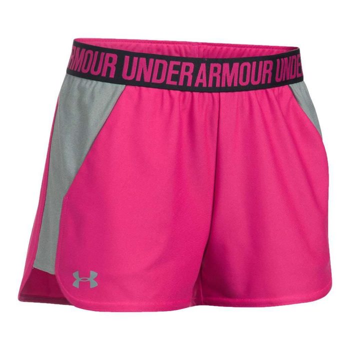 Women's Play Up 2.0 Shorts in Tropic Pink by Under Armour