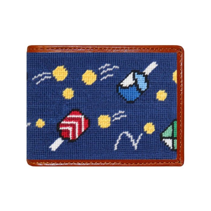 Wacky Pickleball Needlepoint Bi-Fold Wallet by Smathers & Branson
