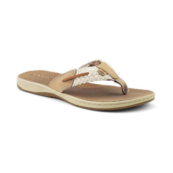 Women's Parrotfish Thong Sandal in Ivory by Sperry