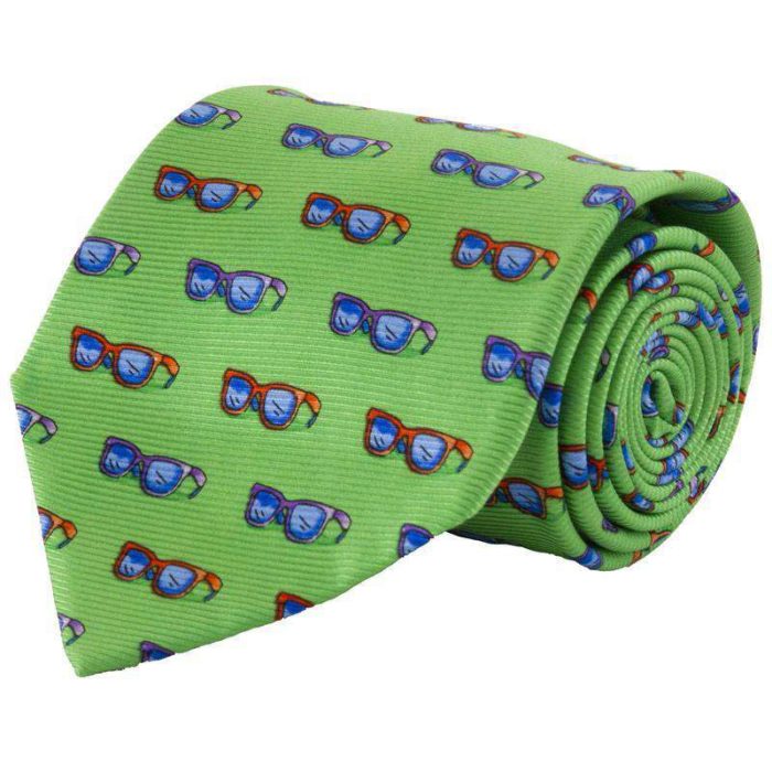 Wayfarer Tie in Green by Southern Proper